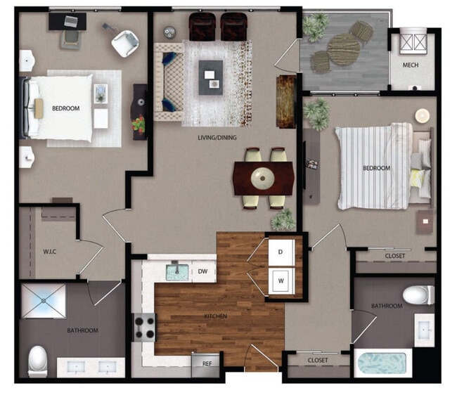 Floorplan - The Grove at Watsessing