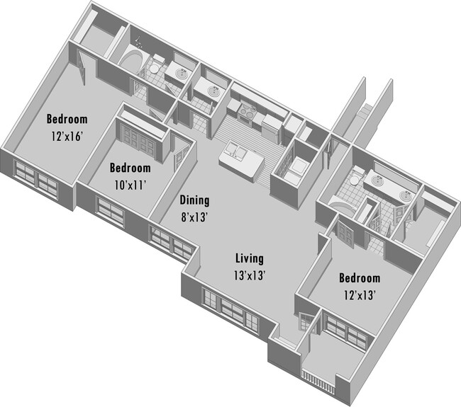 Floorplan - Villas of Spring Creek