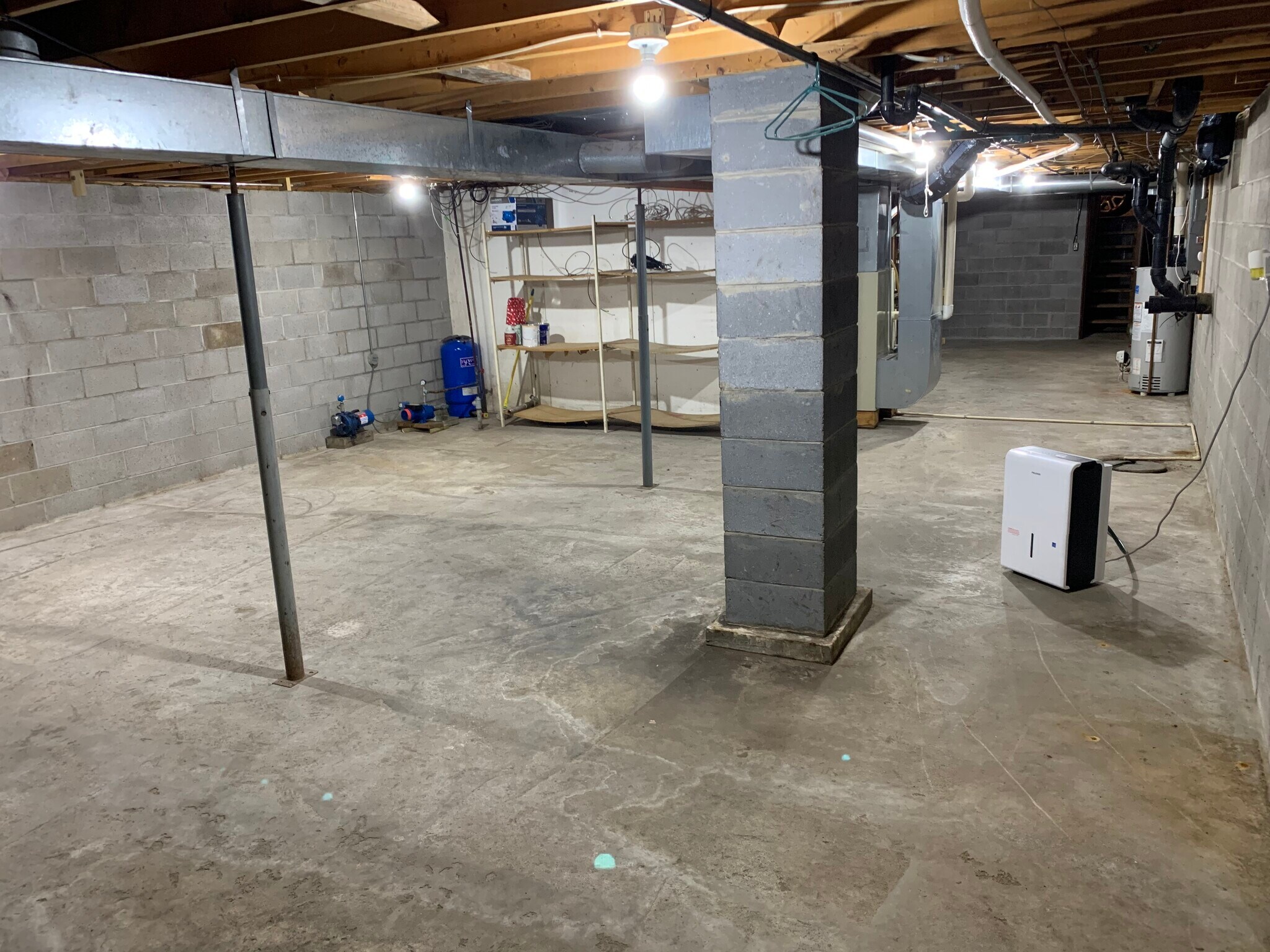 Unfinished basement - N2092 Schacht Rd
