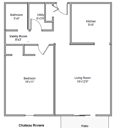 1BR/1BA - Chateau Riviera Apartments