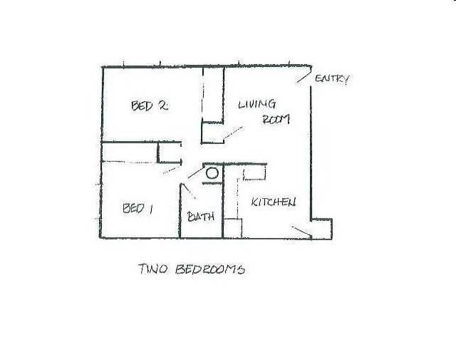 2BR/1BA - Latah Village