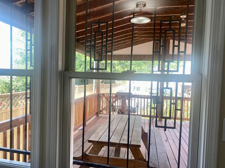 Window looking on porch - 1333 Randolph St NW