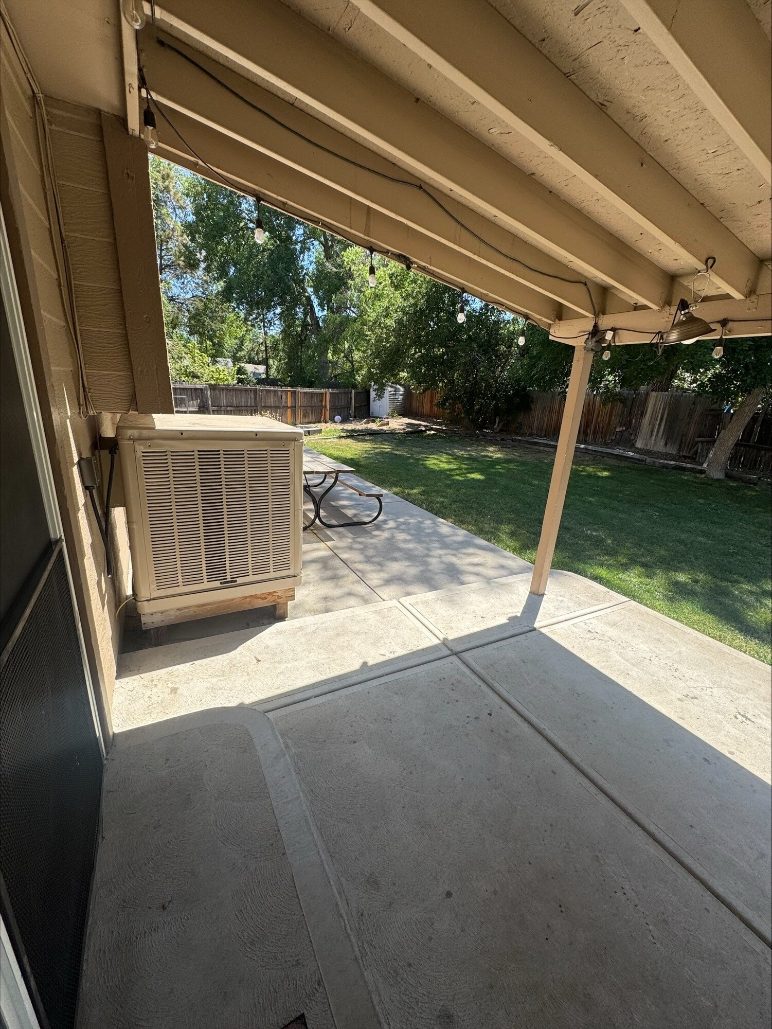 backyard / swamp cooler - 5879 S Oak St