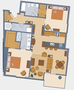2BR/2BA - East 54