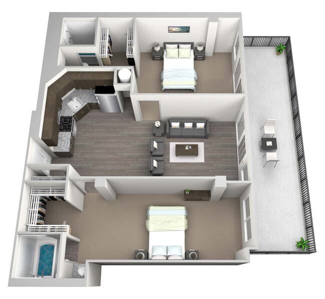 Floorplan - 230 West Alabama Apartments