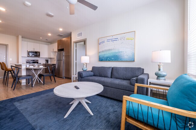 2BR, 2BA - 995SF - Living Room - The Metropolitan 55+