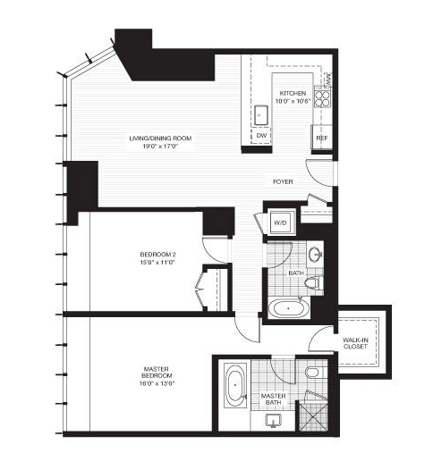 2BR/2BA - Millennium Tower