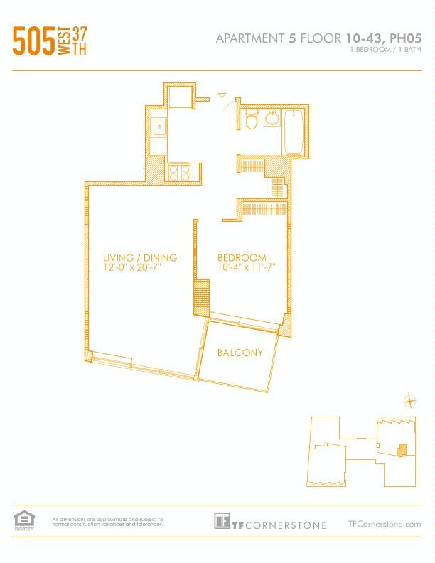 Floorplan - 505 W 37th St