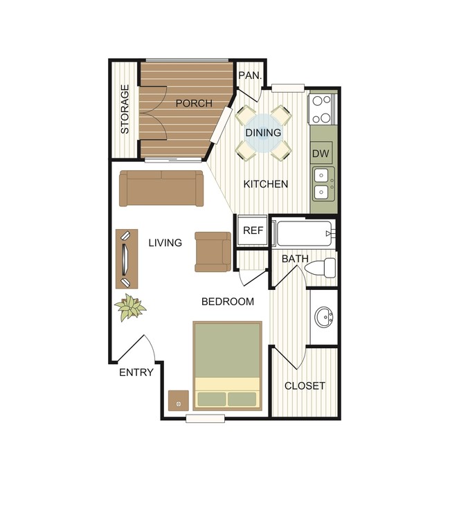 Floorplan - RiverBend Apartment Homes