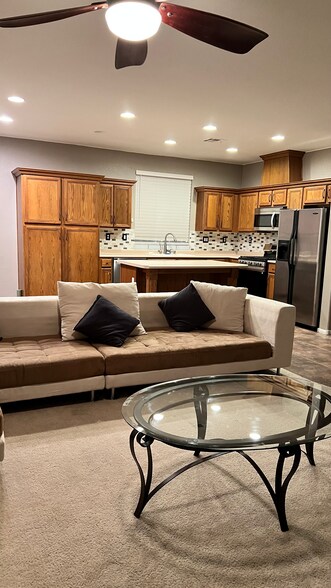 Living room w kitchen - 973 Trinity Pond Cir