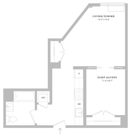 Floorplan - The Hazel Jersey City