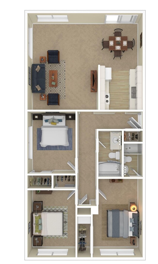 Floorplan - Park At Allen Apartments