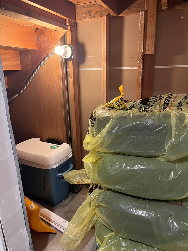 Additional storage under stairs - 6159 SE Steele St