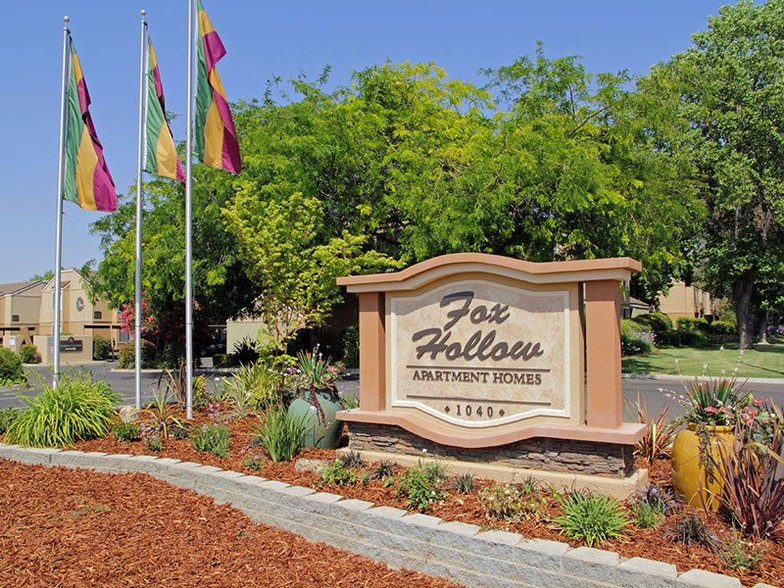 Our entrance is located just off of West Grand Avenue and is walking distance to West Porterville Sh - Fox Hollow