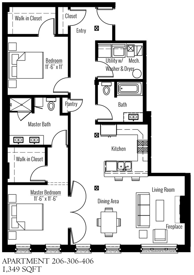 Floorplan - Turner Bros. Lofts