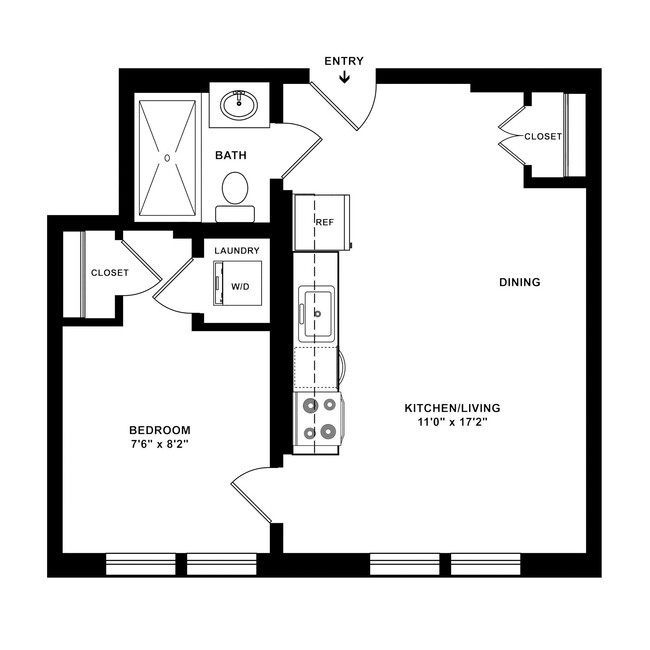 Floorplan - Clearway Apartments