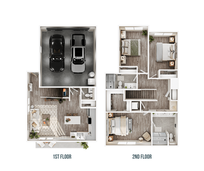 Floorplan - Alpine Landing Townhomes