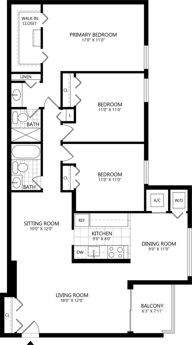 Floorplan - PeachTree of McLean