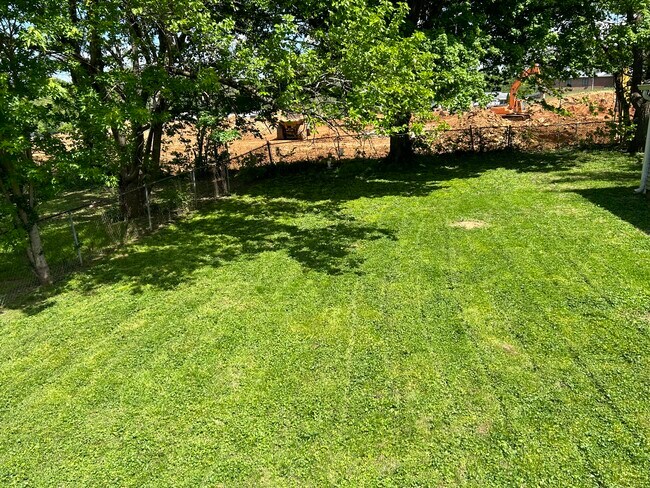 Fenced backyard - 111 Franklin Ave