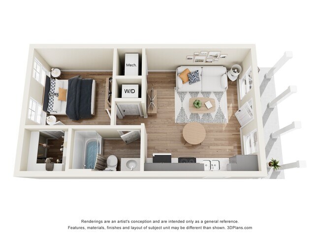 Floorplan - Oak Isle Cottages
