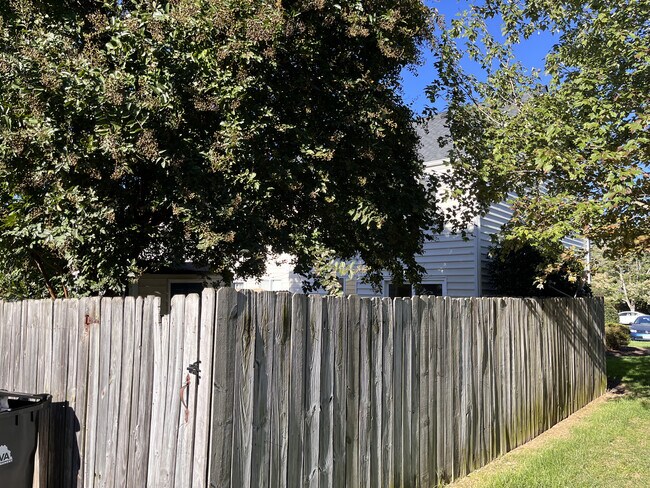 Rear fence and alley - 9908 Whitney Cir