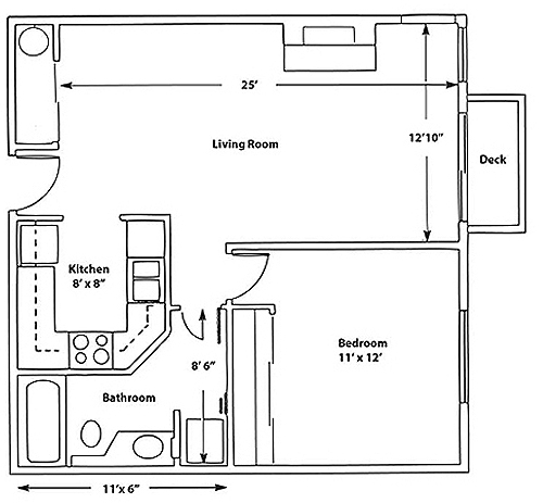 1BR/1BA - Ivy Court Apartments
