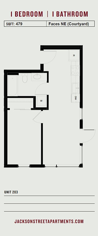 Floorplan - Jackson Street