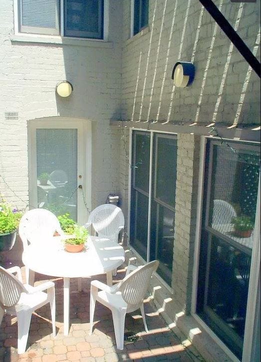Private patio - 1724 Willard St NW