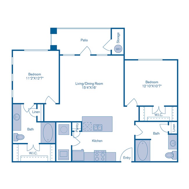 Floorplan - Bridge at Southpark Meadows