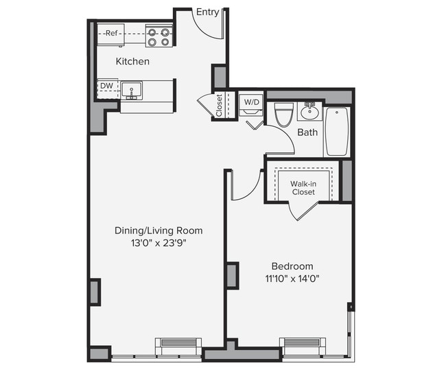 Floorplan - Avalon Riverview South Tower