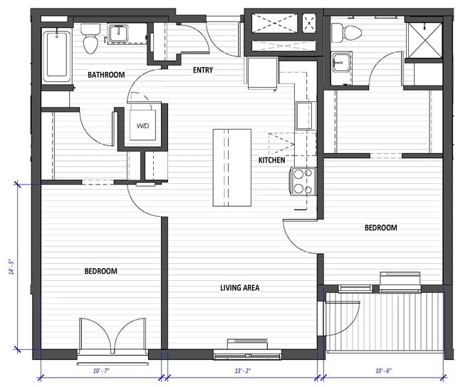 Floorplan - Hyas Point Apartments