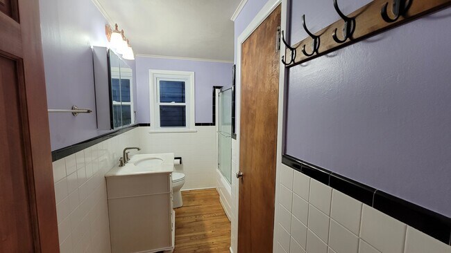 Beautiful bathroom new one piece toilet new cabinets - 155 Atlantic Ave
