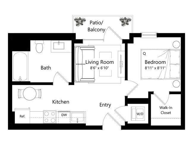 Floorplan - The Santa Monica Collection - 1430 Lincoln