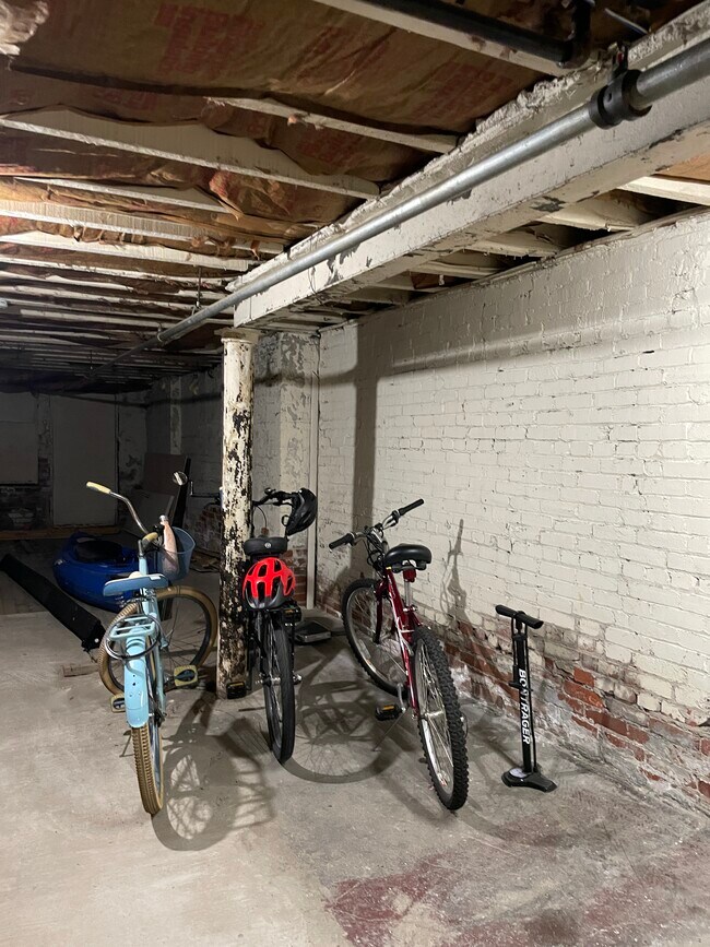 First floor bike storage - 5523 Ellsworth Ave