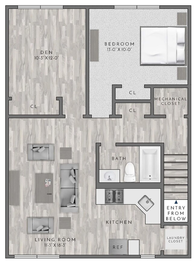 Floorplan - Bunt Commons III: 58+ Senior Living Community