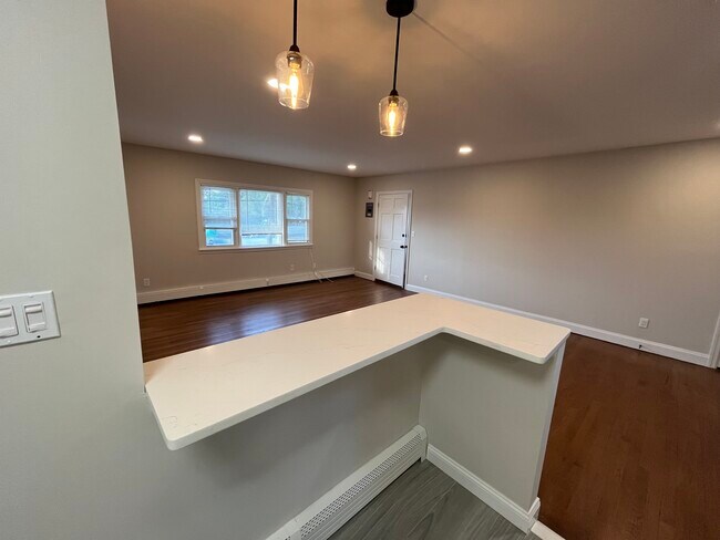 View of TV Room from Kitchen - 1205 Little Neck Ave