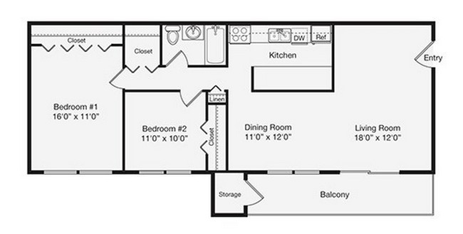 Floorplan - Signal Hill Apartments