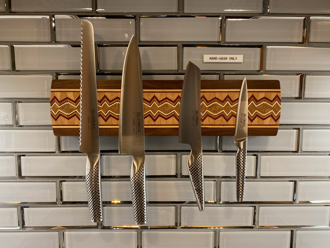 Magnetic knife rack - 3435 California Ave SW