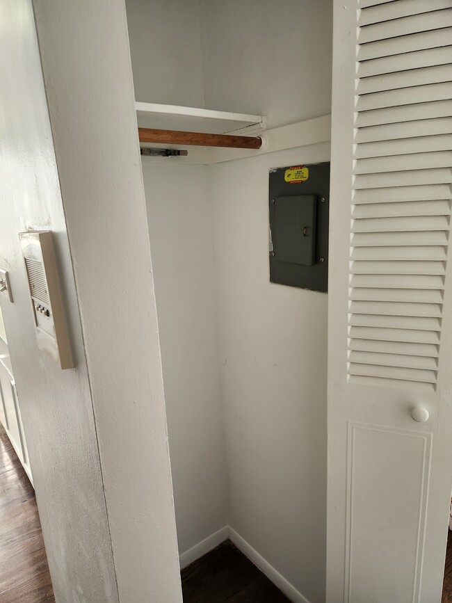 Wall intercom and Entry Closet - 8345 S King Dr