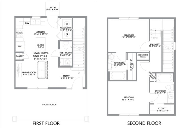 Floorplan - Green Gardens Townhomes & Apartments