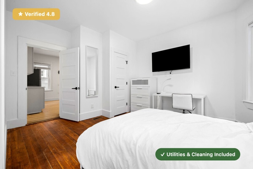 Building Photo - New RoostUp Furnished Private Bedroom with Private Bath in Dorchester, Boston!