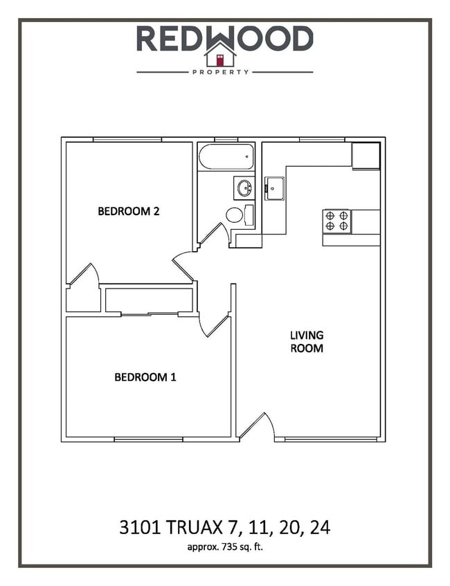 Floorplan - Courtside Apartments