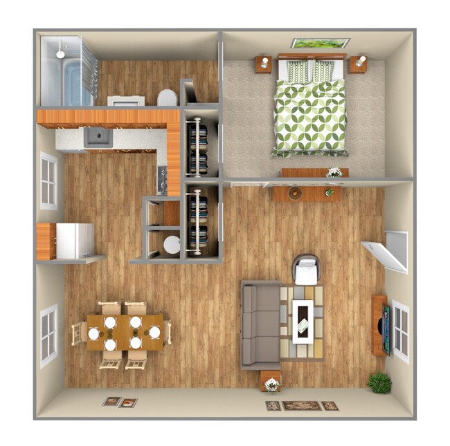 Floorplan - Park Vista Apartment Homes