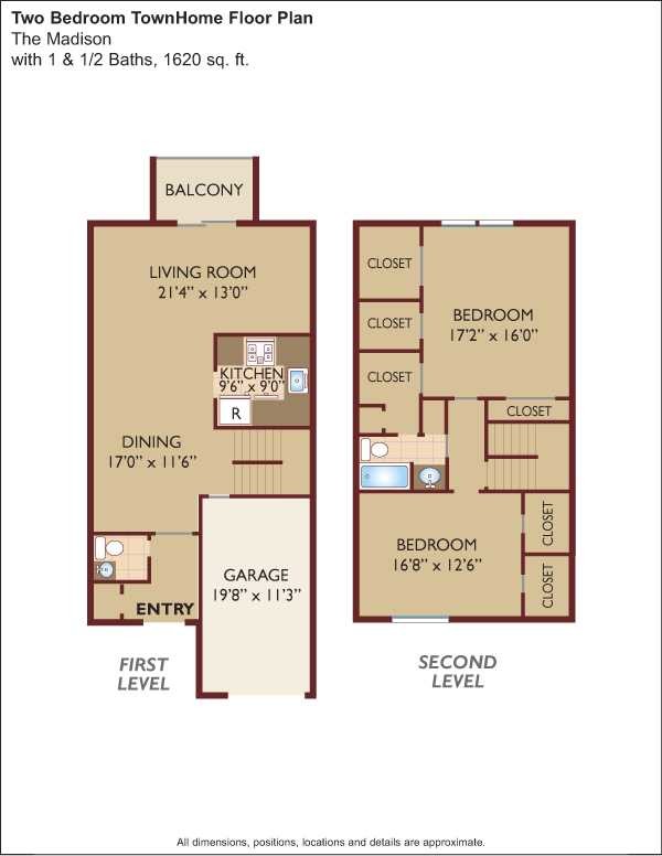 Floorplan - Chesterfield Townhomes