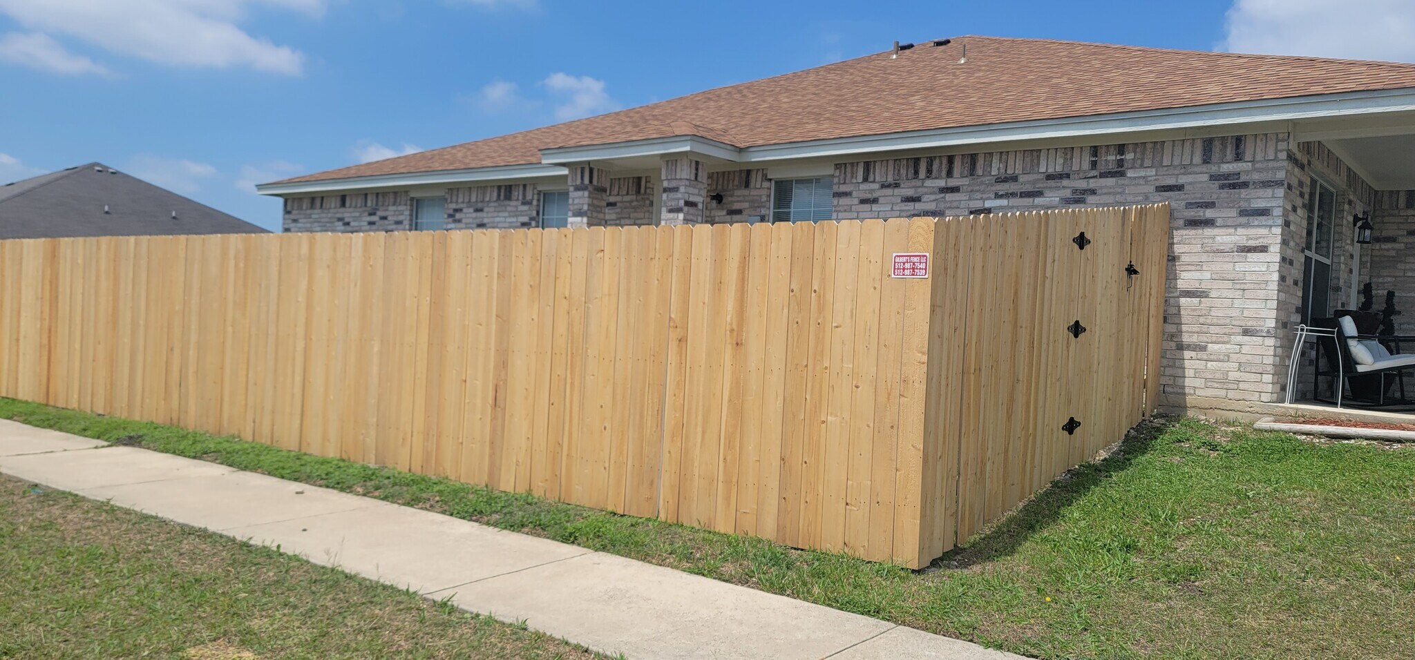 New fencing - 900 Yi Dr