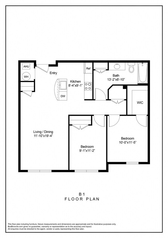 Floorplan - The Village at Slippery Hill Senior Apartments- 62+