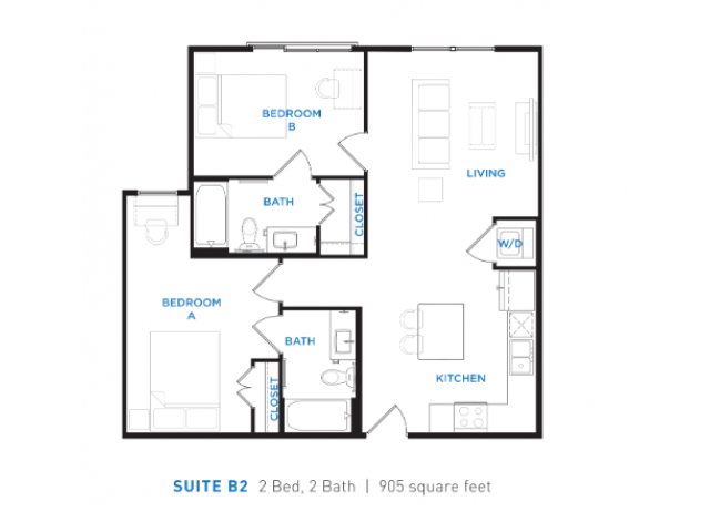 B2 905sq - Berkeley House | Student Housing