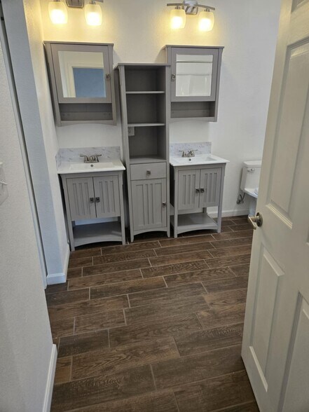 Newly added double vanities - 2701 Blue Mound Rd W