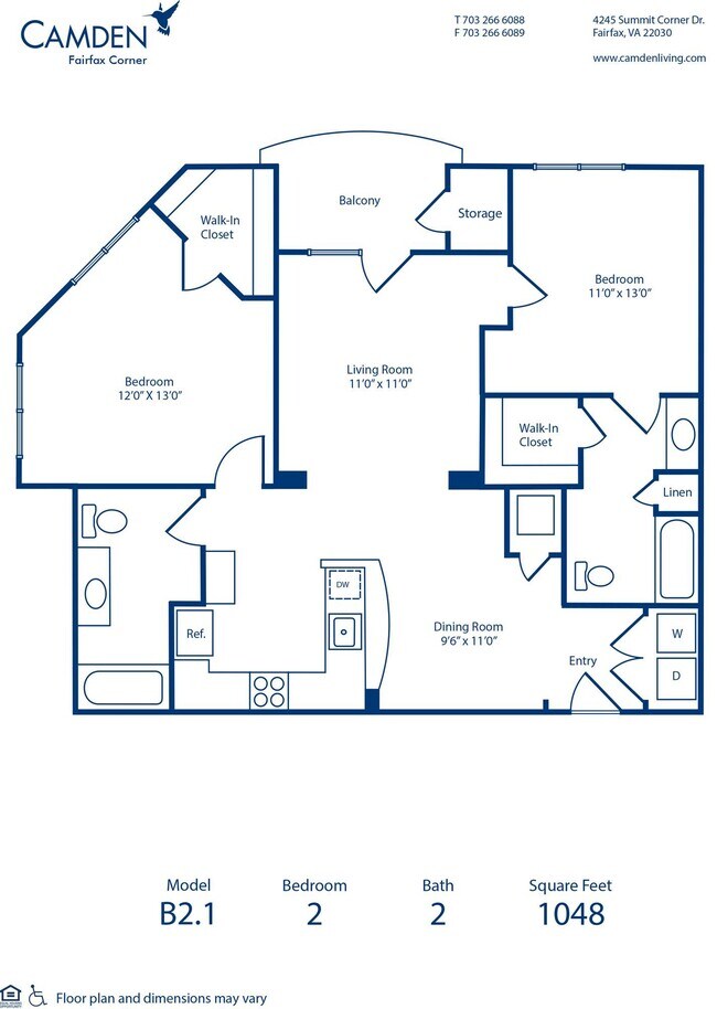 Floorplan - Camden Fairfax Corner