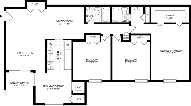 Floorplan - PeachTree of McLean